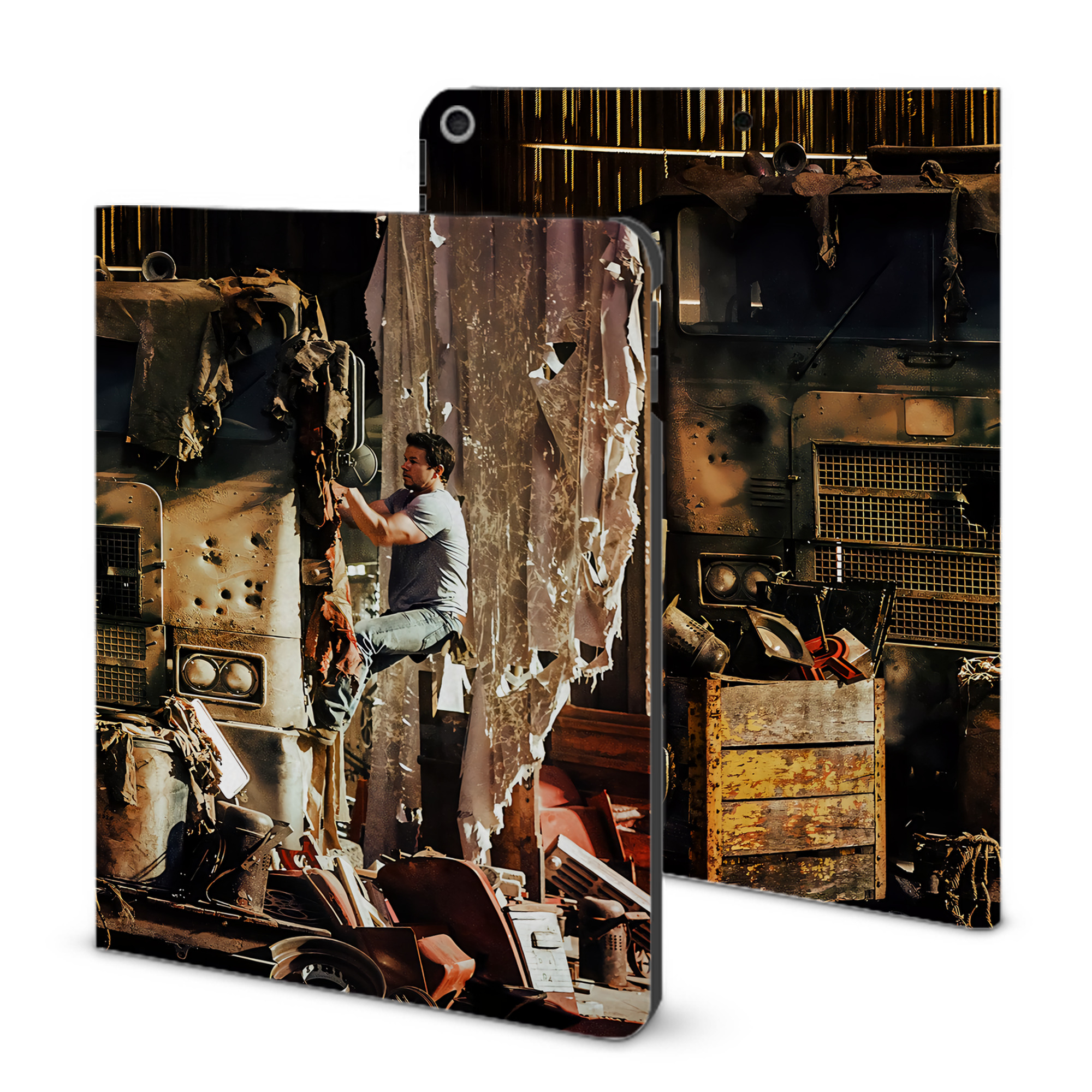 （画像用） Transformers トランスフォーマー IPad ケース ブック型 PUレザー TPU 耐衝撃 軽量 薄型 ペン収納なし 全面保護 IPad 各モデル対応